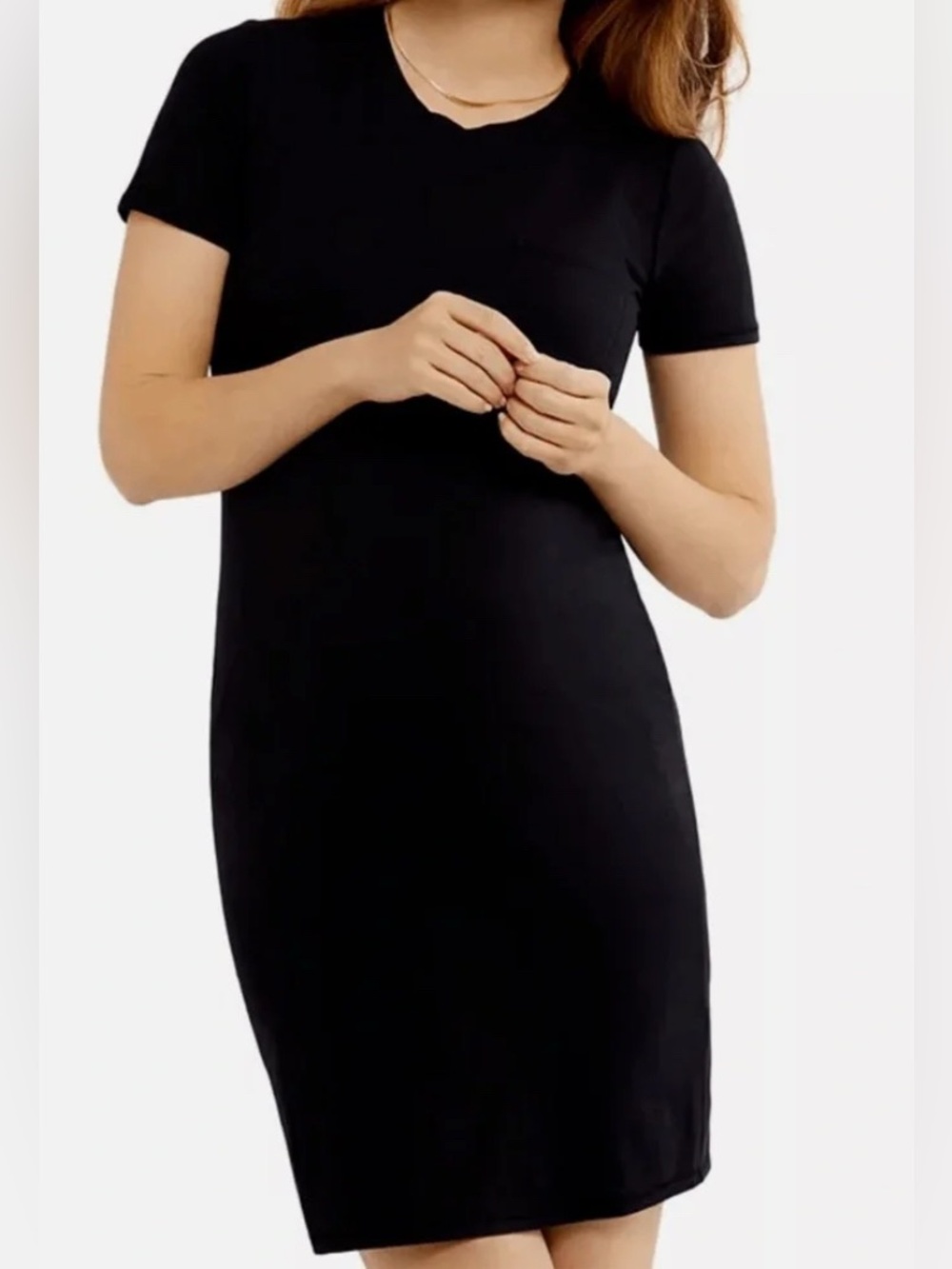 A Pea in the Pod maternity t shirt dress